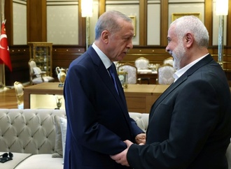 Trkischer Prsident Erdogan mit Hamas-Chef Hanija zusammengetroffen