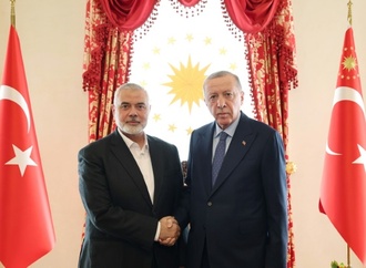 Erdogan ruft Palstinenser bei Treffen mit Hamas-Chef zur ''Einheit'' auf