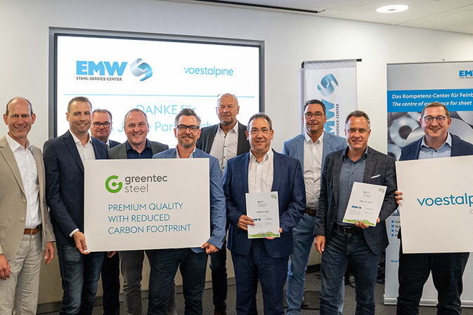 EMW verstärkt greentec steel Edition Lieferkette