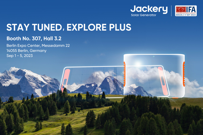 Jackery präsentiert auf der IFA 23 neue Solargeneratoren