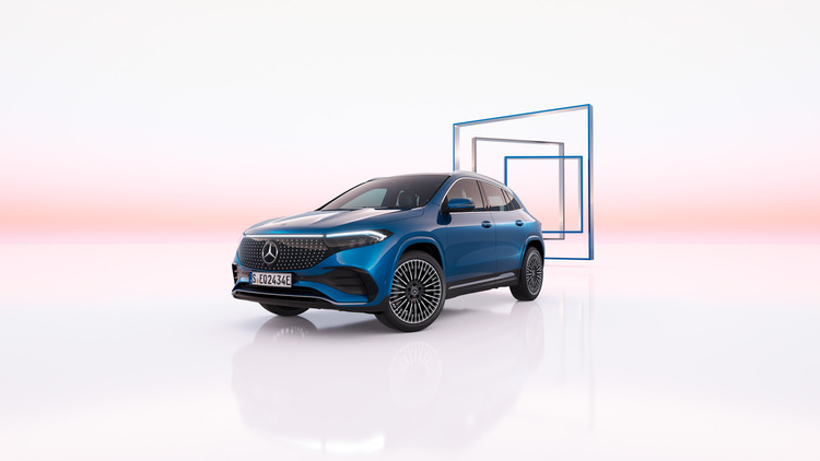 Mercedes EQA und EQB aufgehübscht