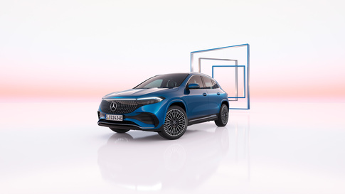 Mercedes EQA und EQB aufgehübscht