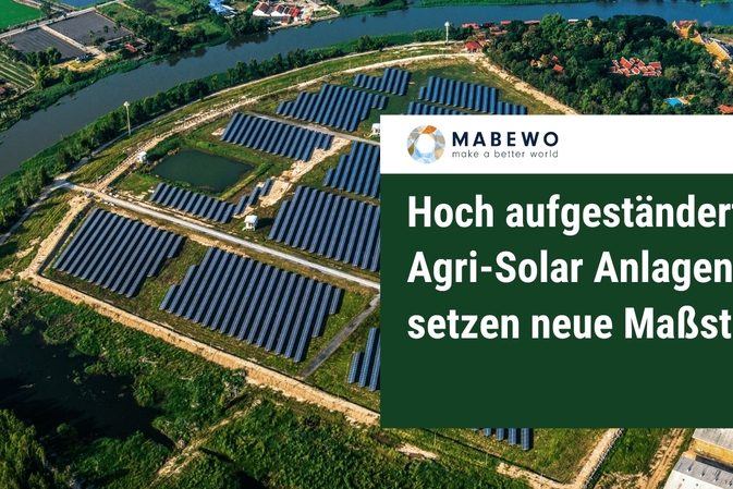 Hoch aufgeständerte Agri-Solar Anlagen setzen neue Maßstäbe