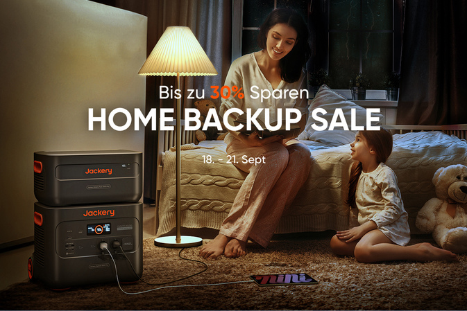 Jackery Home Backup Sale: Rabatt von bis zu 30 %
