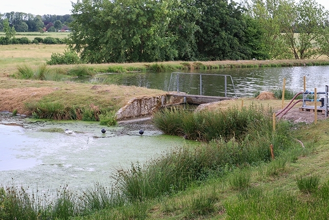 Gewässer von Schlamm und Schadstoffen befreien