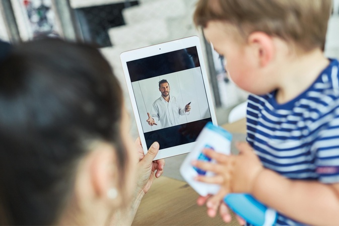 Chatten mit dem Arzt