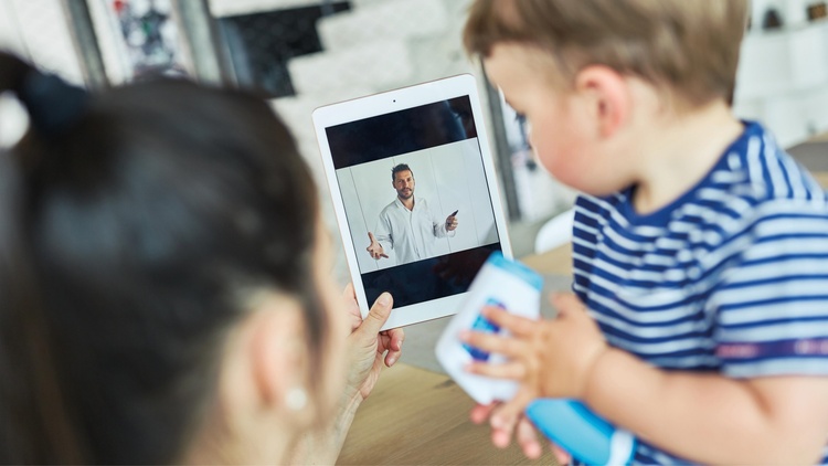 Chatten mit dem Arzt