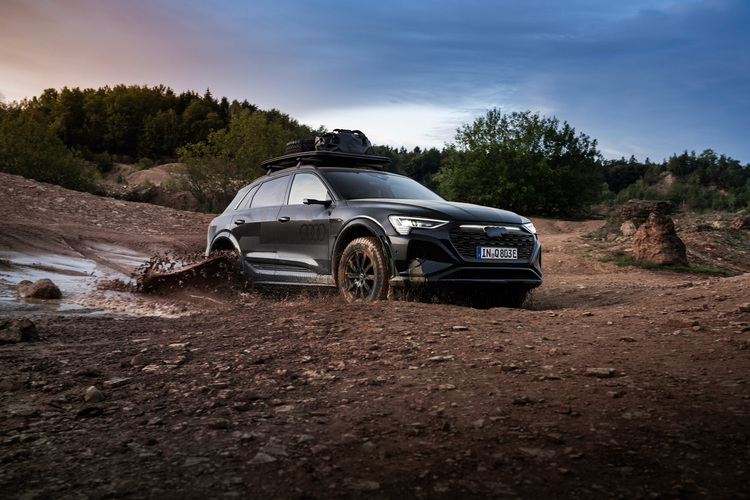 Offroad pur - Audi Q8 e-tron edition Dakar