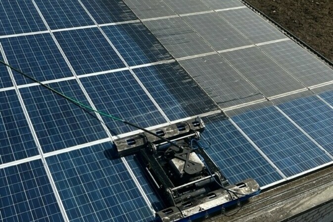 PV-Reinigung auf landwirtschaftliche Gebäuden