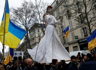 Frankreichs Präsident Macron ruft zum ''gemeinsamen Sprung'' bei Ukraine-Hilfe auf