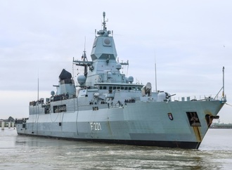 Deutsche Fregatte ''Hessen'' wehrt erstmals Huthi-Angriff im Roten Meer ab