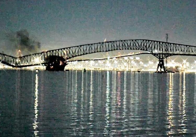 USA: Brücke in Baltimore nach Schiffskollision eingestürzt