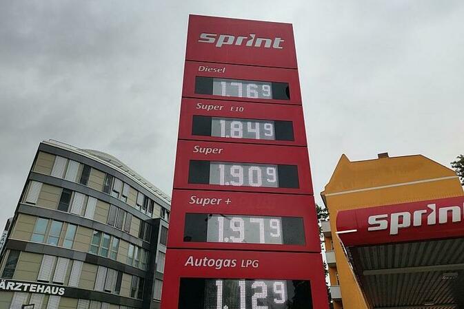 Spritpreise deutlich angezogen