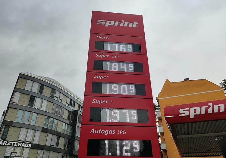 Spritpreise deutlich angezogen