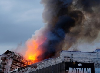 Kopenhagener Brse durch Feuer stark beschdigt - Groteil der Kunstschtze gerettet