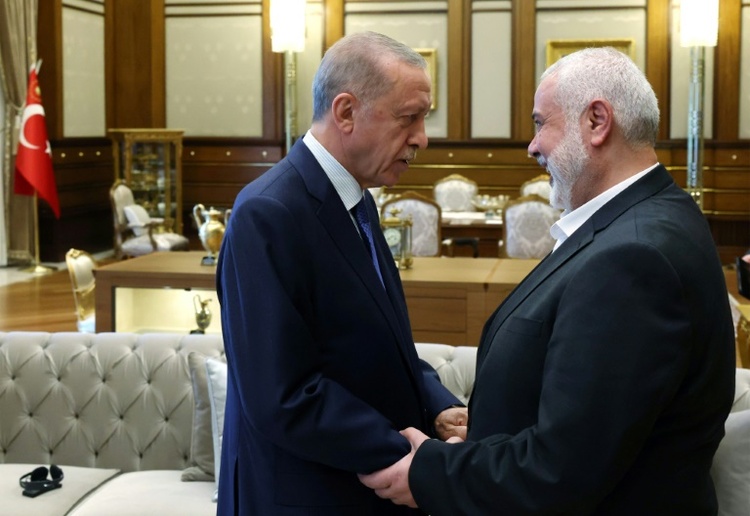 Türkischer Präsident Erdogan mit Hamas-Chef Hanija zusammengetroffen