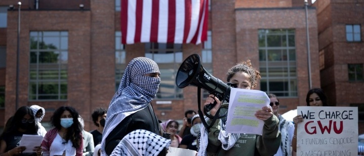 Polizei rumt pro-palstinensisches Camp an Universitt in Washington