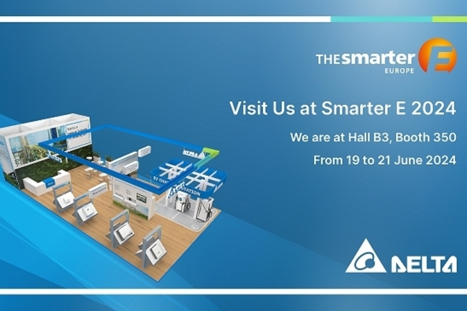 Delta stellt auf der The Smarter E Europe 2024 intelligente Energieinfrastrukturlösungen für Versorg