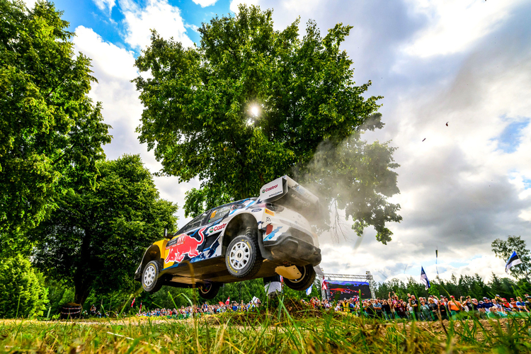 Ford Puma Rally1 bei der Rallye Lettland