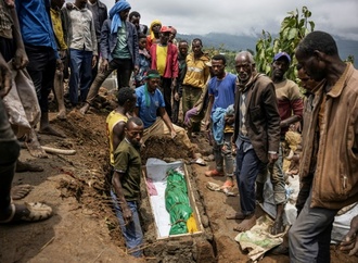 thiopiens Regierungschef besucht nach Erdrutschen mit mehr als 250 Toten den Unglcksort