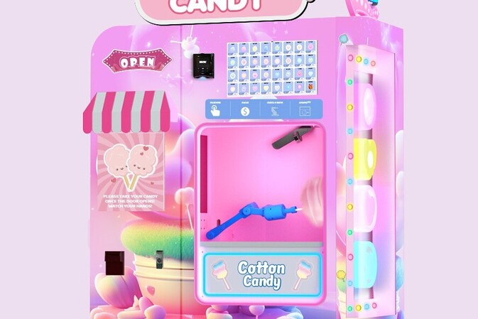 Zuckerwattenmaschine von CandyCube erobert den Markt
