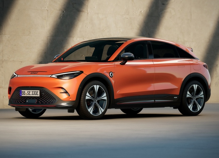 Neuer smart #3 Brabus ab Werk auf Pneus von Continental