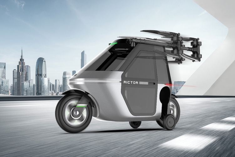 Rictor Skyrider X1 - Der E-Scooter, der auch fliegen kann