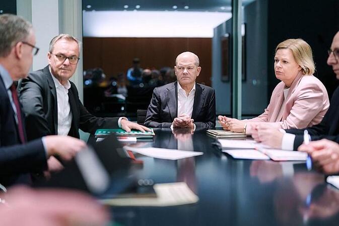 Scholz befragt Sicherheitsbehörden zum Fall Aschaffenburg