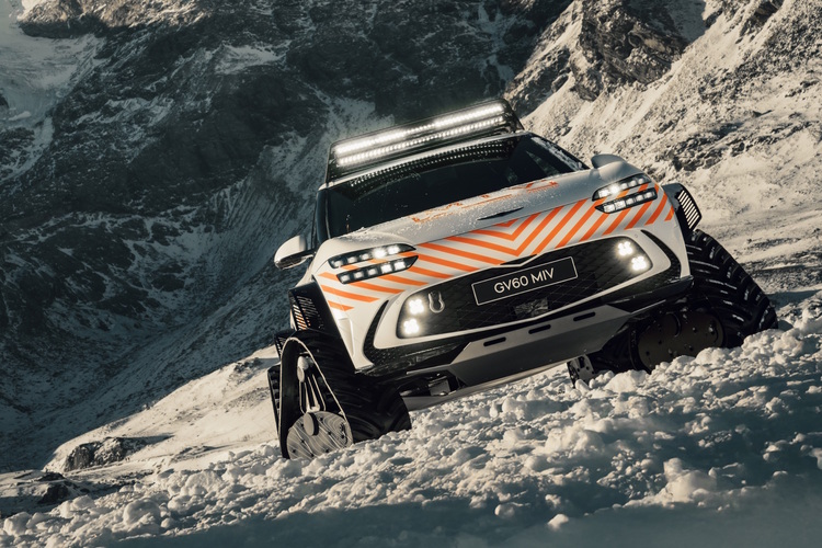 Genesis GV60 Mountain Intervention Vehicle - Nobel-Stromer als Bergruf-Bolide