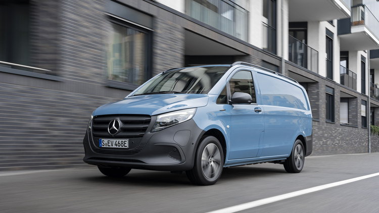 Elektrischer Mercedes Vito  - Auch mit großer Batterie 