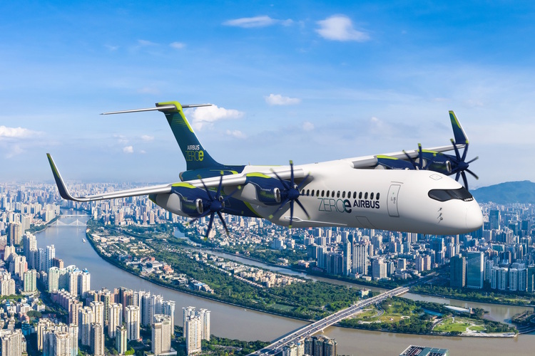 Airbus ZEROe - Neuer Entwurf für künftigen Wasserstoffflieger