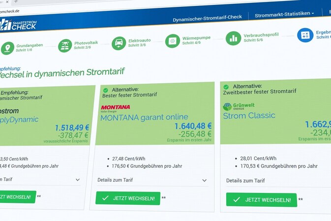 Neuer Online-Rechner SmartStromCheck.de: Lohnt sich ein dynamischer Stromtarif für Ihren Haushalt?