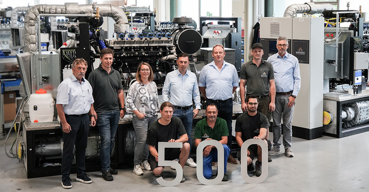 Burkhardt GmbH liefert 500. Blockheizkraftwerk