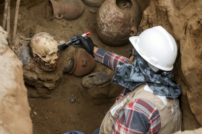 Arbeiter stoßen in Peru auf mehr als 1000 Jahre alte Mumie