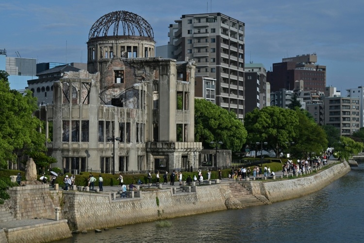 Japan gedenkt der Opfer des Atombomben-Abwurfs auf Hiroshima durch die USA vor 80 Jahren