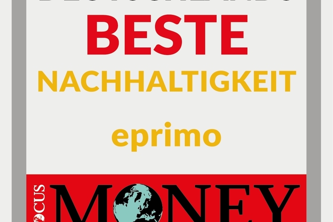 eprimo auch 2025 auf Platz 1 in Sachen Nachhaltigkeit