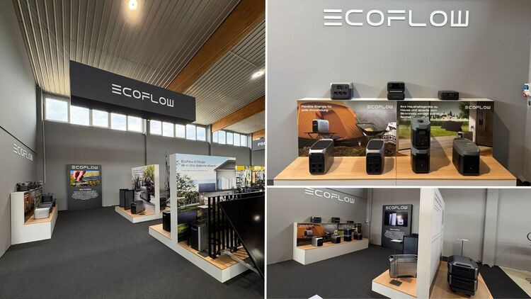 Neue EcoFlow Balkonkraftwerke-Ausstellung bei Pfäffle