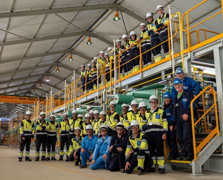 Neue Chlor-Alkali Produktionsanlage von Bondalti Chemicals mit Asahi Kaseis Elektrolyseur startet Be