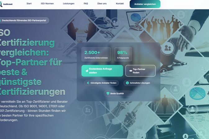 ISO Zertifizierung schneller & günstiger: IsoScout findet den passenden Partner zum Bestpreis