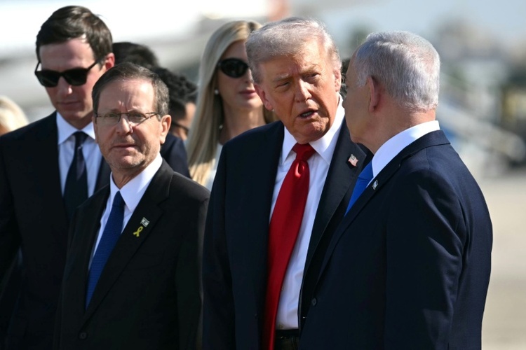 US-Präsident Donald Trump in Tel Aviv gelandet