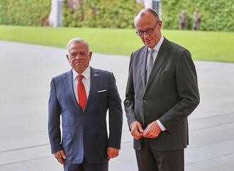 Merz lobt Jordaniens König Abdullah