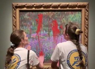 Monet-Gemälde mit Farbe beschmiert: Freispruch für Klima-Aktivistinnen in Schweden