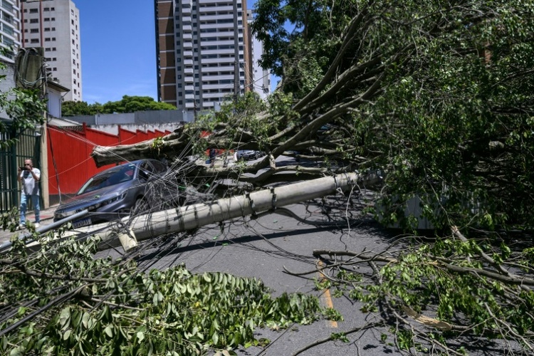 Massiver Stromausfall und Streichung Dutzender Flüge wegen Sturm in São Paulo