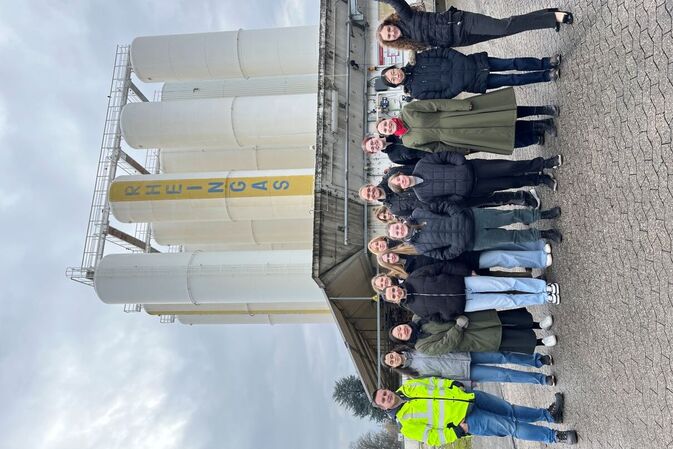 Rheingas begrüßt Studentinnen der Universität Bonn zum ''Dies Academicus''