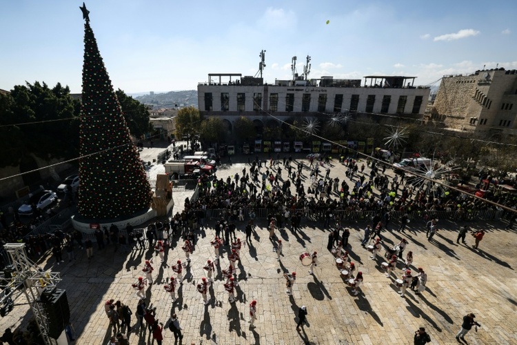 Erste Weihnachtsfeier seit Beginn des  Gaza-Kriegs in Bethlehem