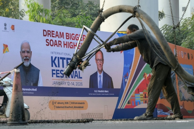 Merz zu zweitägigem Besuch in Indien - Treffen mit Premier Modi