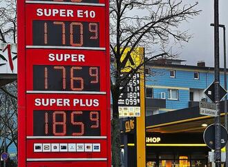 Preise für Benzin und Diesel deutlich gestiegen