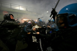 Zusammenstöße bei Protesten gegen Olympische Spiele und US-Behörde ICE in Mailand