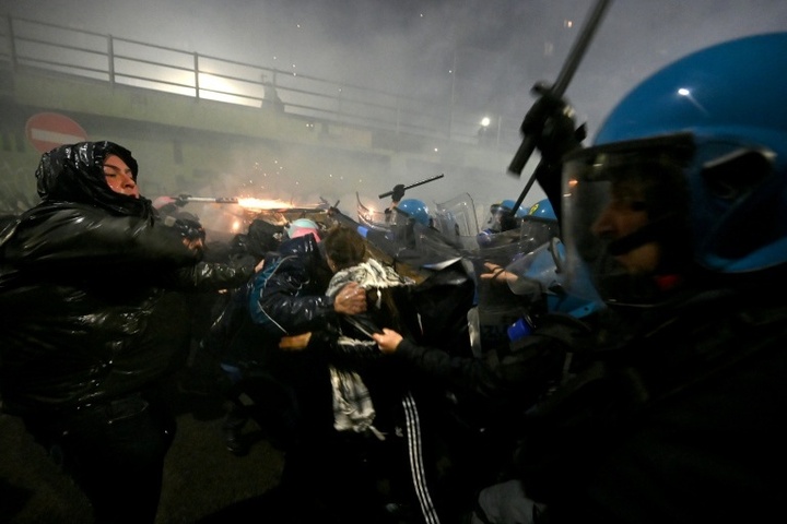 Zusammenstöße bei Protesten gegen Olympische Spiele und US-Behörde ICE in Mailand