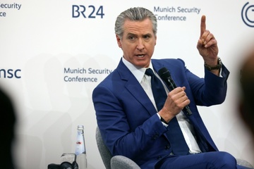 Kaliforniens Gouverneur Newsom kritisiert in München Trumps ''dumme'' Klimapolitik